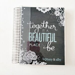 Erin Condren Personalized Wedding Planner Calendar and workbook